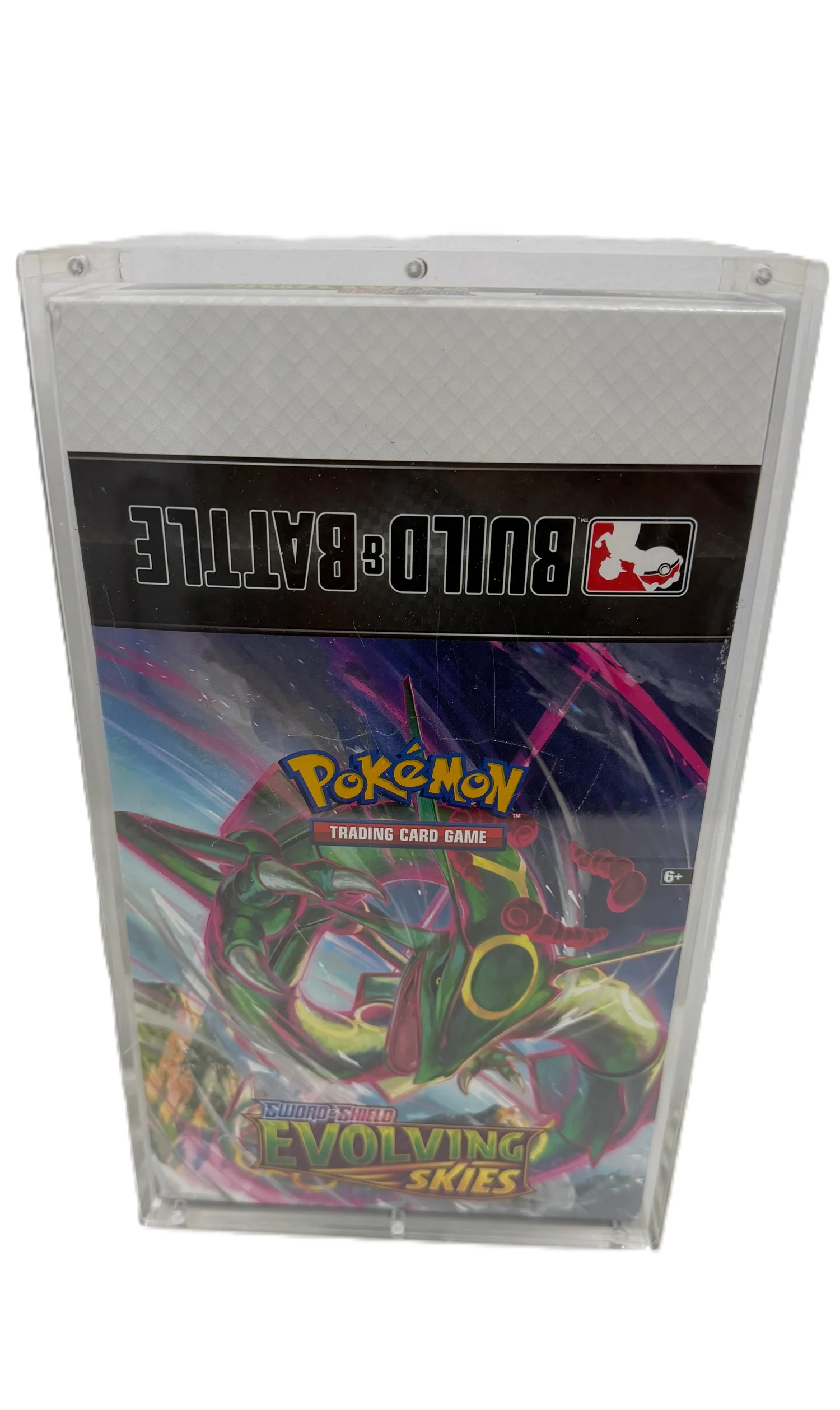 Pokemon TCG Evolving Skies Display Booster Bundle Build & Battle 10X Boxes with Acrylic Case (New Sealed Case)